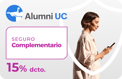 Banner Seguro Complementario Alumni UC descuento 15%