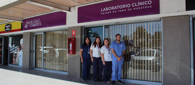 Unidades de Toma e Muestras UC CHRISTUS